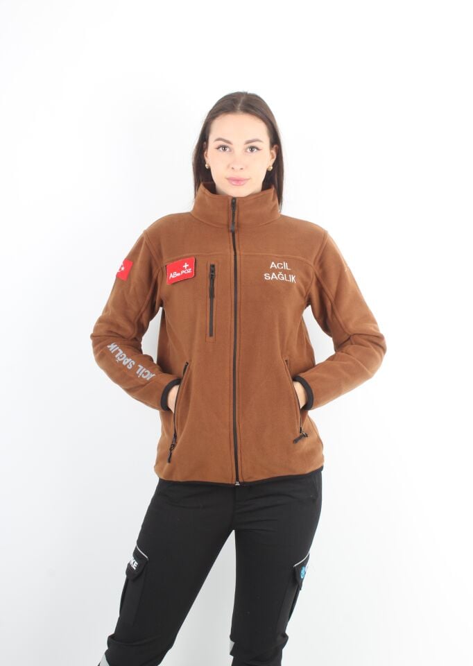 Acil Sağlık Kahverengi Polar (Unisex)