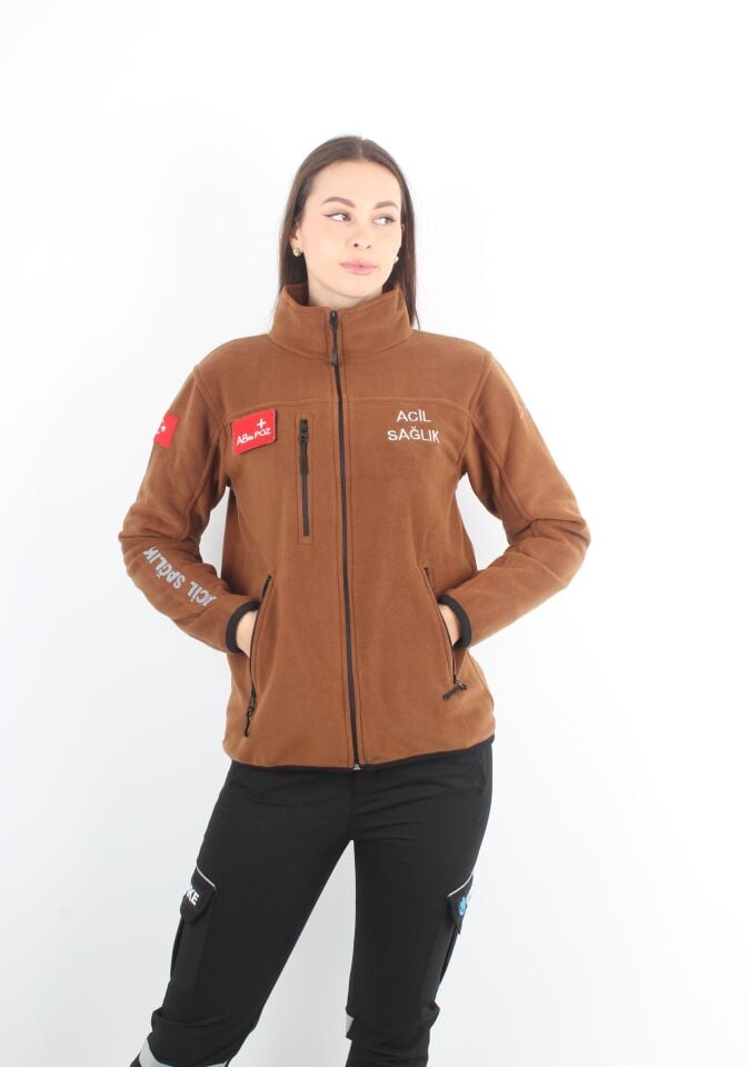 Acil Sağlık Kahverengi Polar (Unisex)