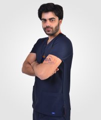 Comfort Sport V Yaka Takım Lacivert