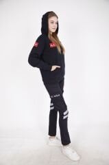112 Acil Sağlık Lacivert Kapşonlu Swit (Unisex)