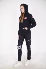 112 Acil Sağlık Lacivert Kapşonlu Swit (Unisex)