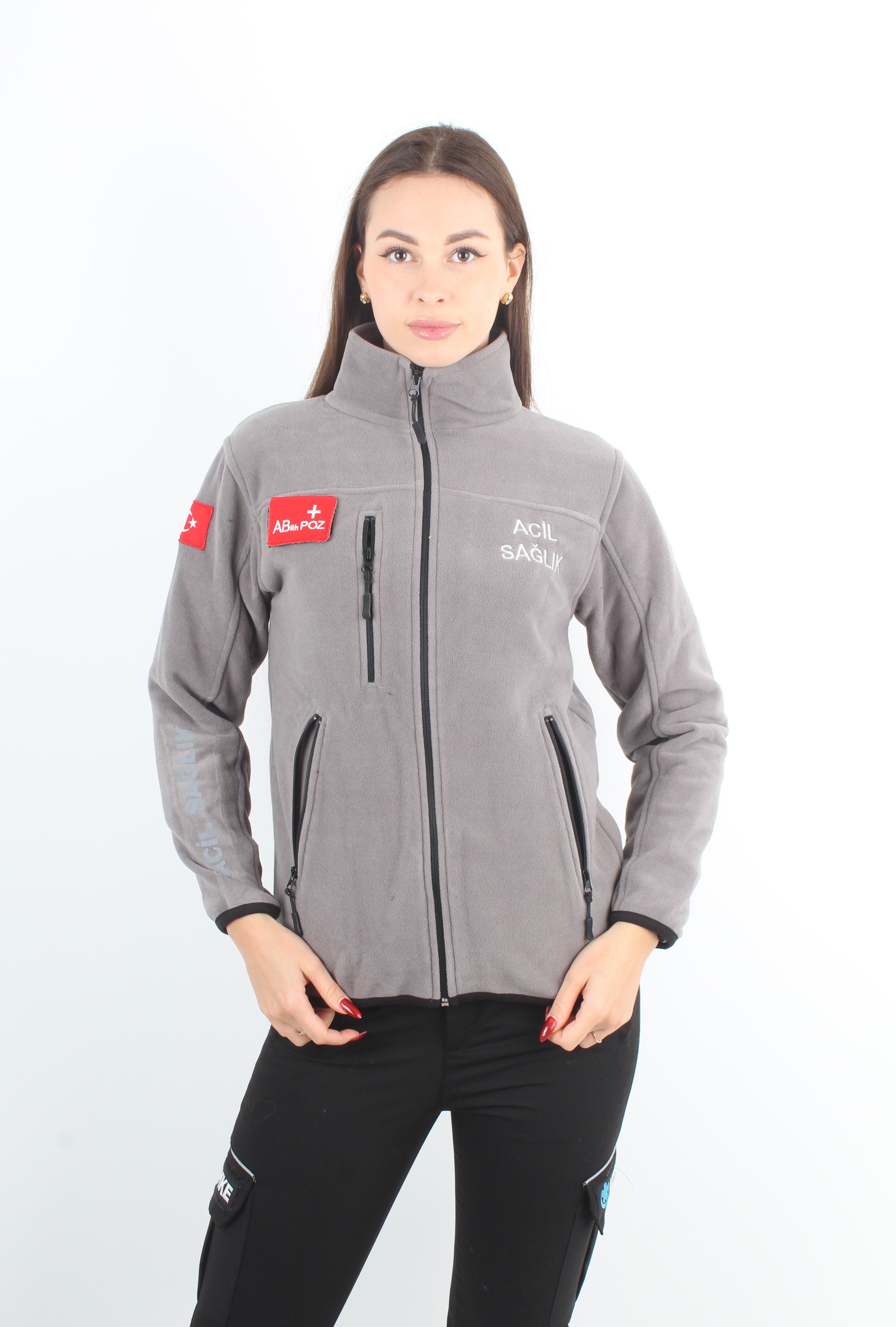 Açık Gri Acil Sağlık Polar (Unisex)