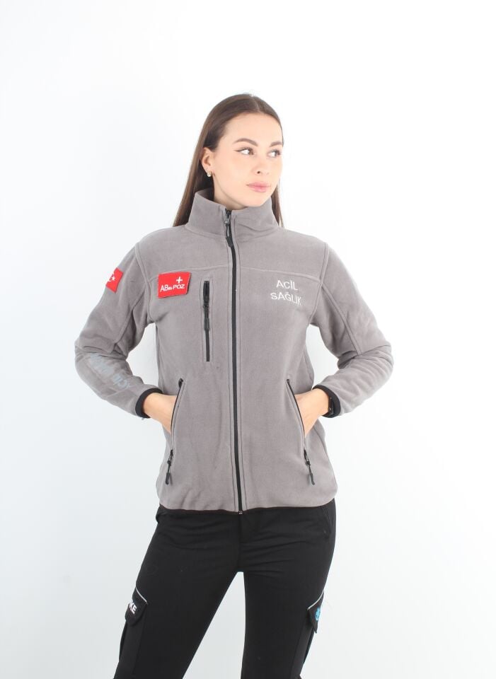 Açık Gri Acil Sağlık Polar (Unisex)