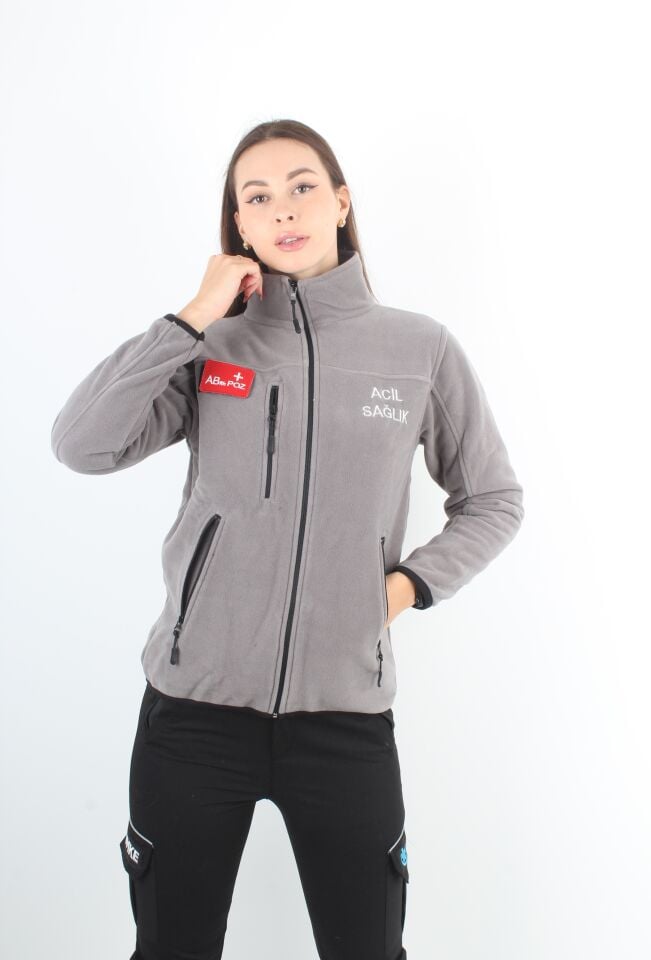 Açık Gri Acil Sağlık Polar (Unisex)