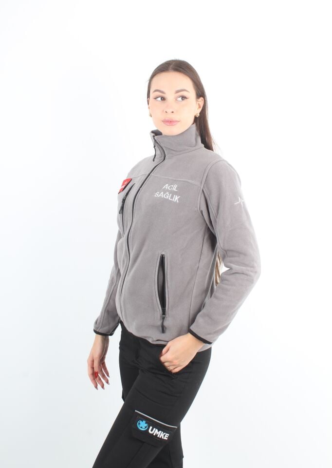 Açık Gri Acil Sağlık Polar (Unisex)