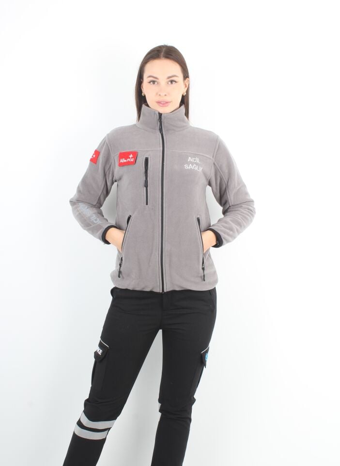 Açık Gri Acil Sağlık Polar (Unisex)