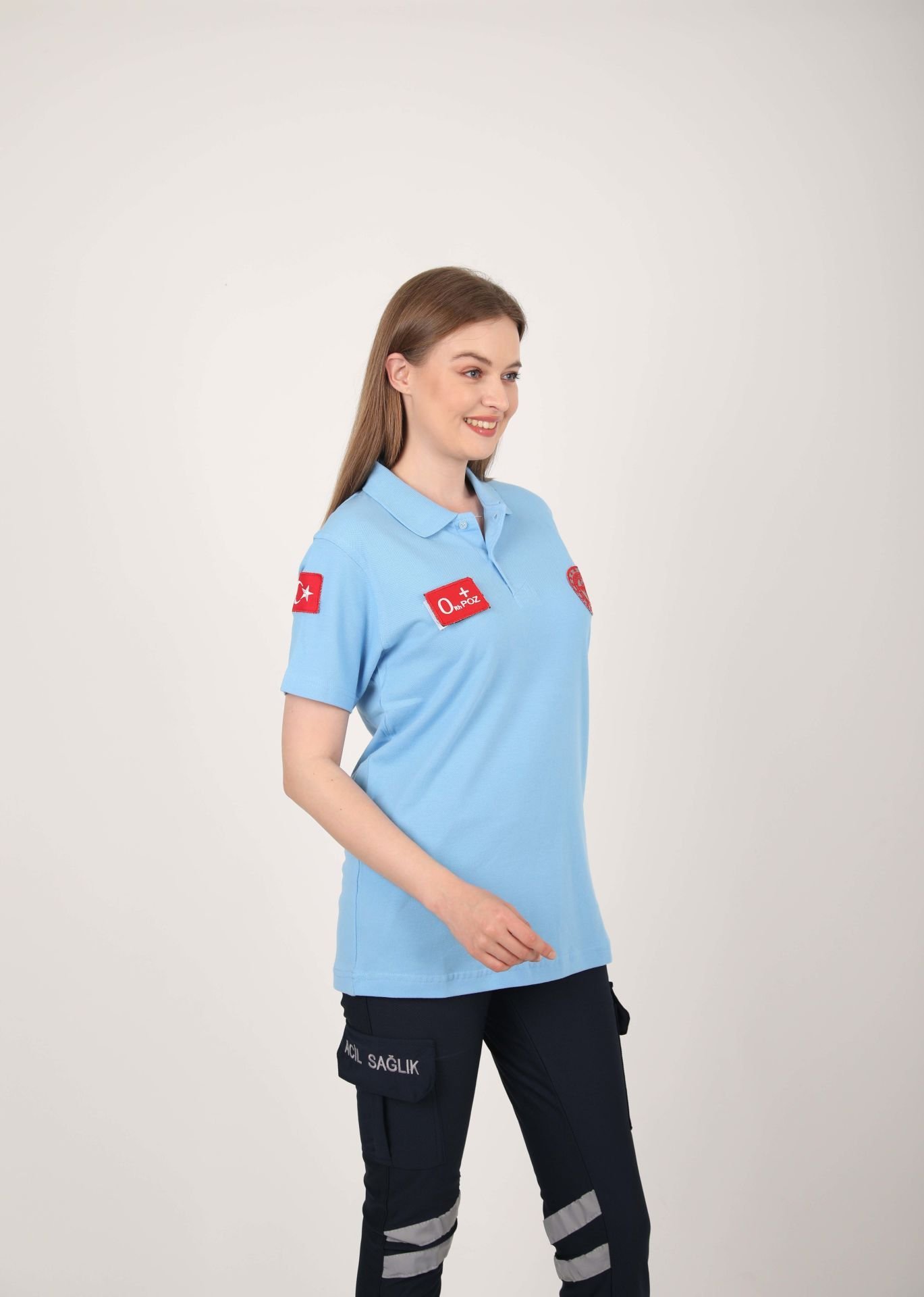 Yeni Acil Sağlık Açık Mavi Lacost T-shirt(Unisex)