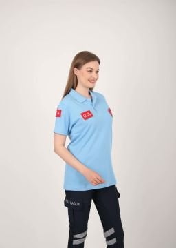 Yeni Acil Sağlık Açık Mavi Lacost T-shirt(Unisex)