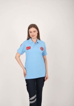 Yeni Acil Sağlık Açık Mavi Lacost T-shirt(Unisex)