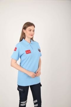 Yeni Paramedik Açık Mavi Lacost T-shirt(Unisex)