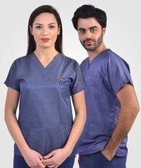 Desenli Hemşire Forması (KOT)