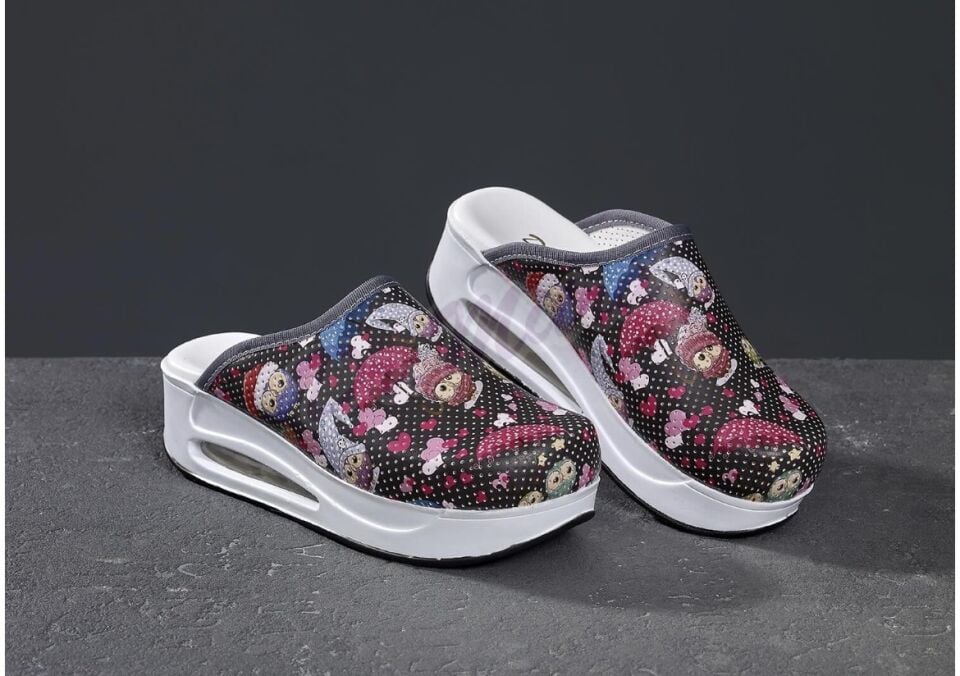 Baykuş Desenli Ortopedik Airmax Terlik