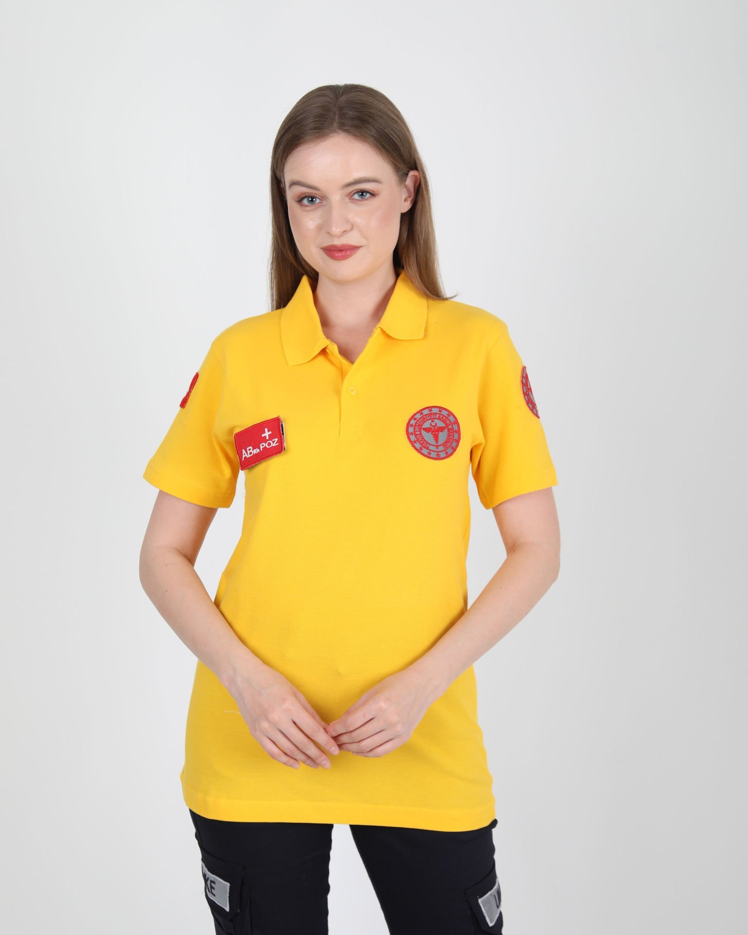 Yeni 112 Acil Sağlık Sarı Lacost T-shirt(Unisex)