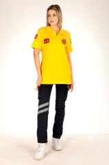 Yeni 112 Acil Sağlık Sarı Lacost T-shirt(Unisex)