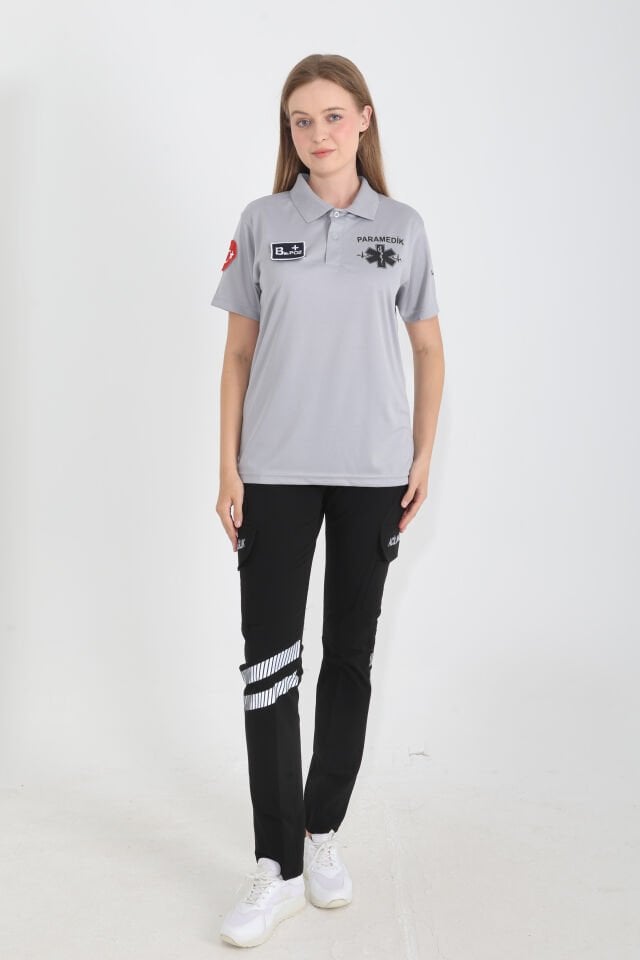 YENİ Paramedik Polo Yaka Comfort T-shirt (Unisex-Fileli)