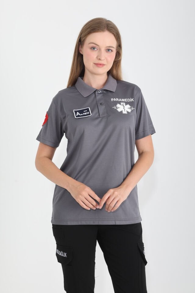 YENİ Paramedik Polo Yaka Comfort T-shirt (Unisex-Fileli)