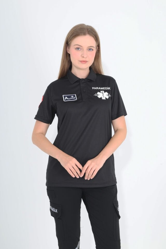 YENİ Paramedik Polo Yaka Comfort T-shirt (Unisex-Fileli)