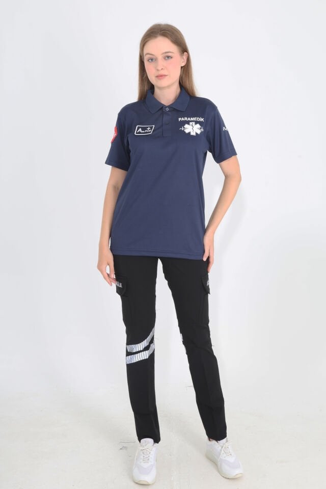 YENİ Paramedik Polo Yaka Comfort T-shirt (Unisex-Fileli)
