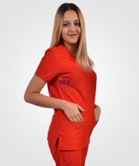 Comfort Sport V Yaka Takım Kırmızı