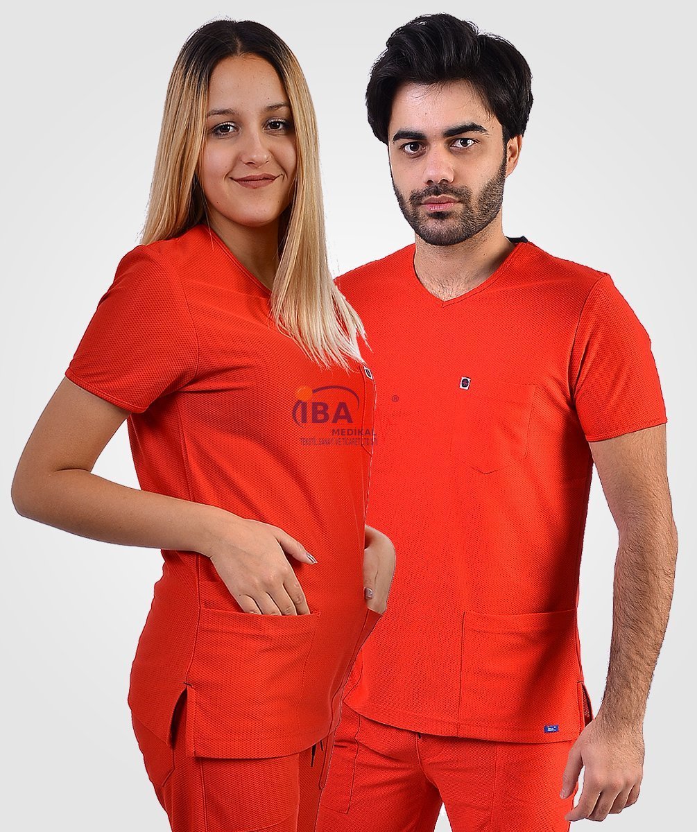 Comfort Sport V Yaka Takım Kırmızı