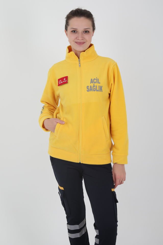 Acil Sağlık Sarı Polar (Unisex)