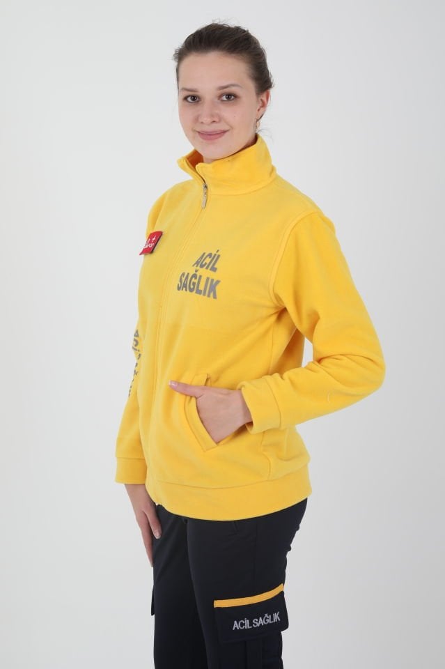 Acil Sağlık Sarı Polar (Unisex)
