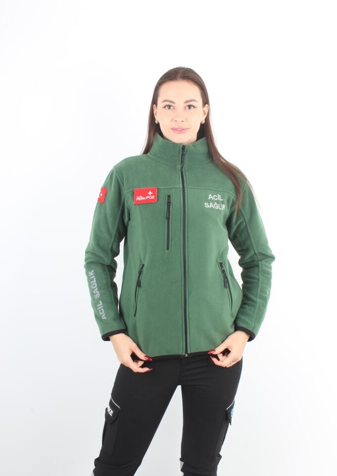 Acil Sağlık Avcı Yeşili Polar (Unisex)