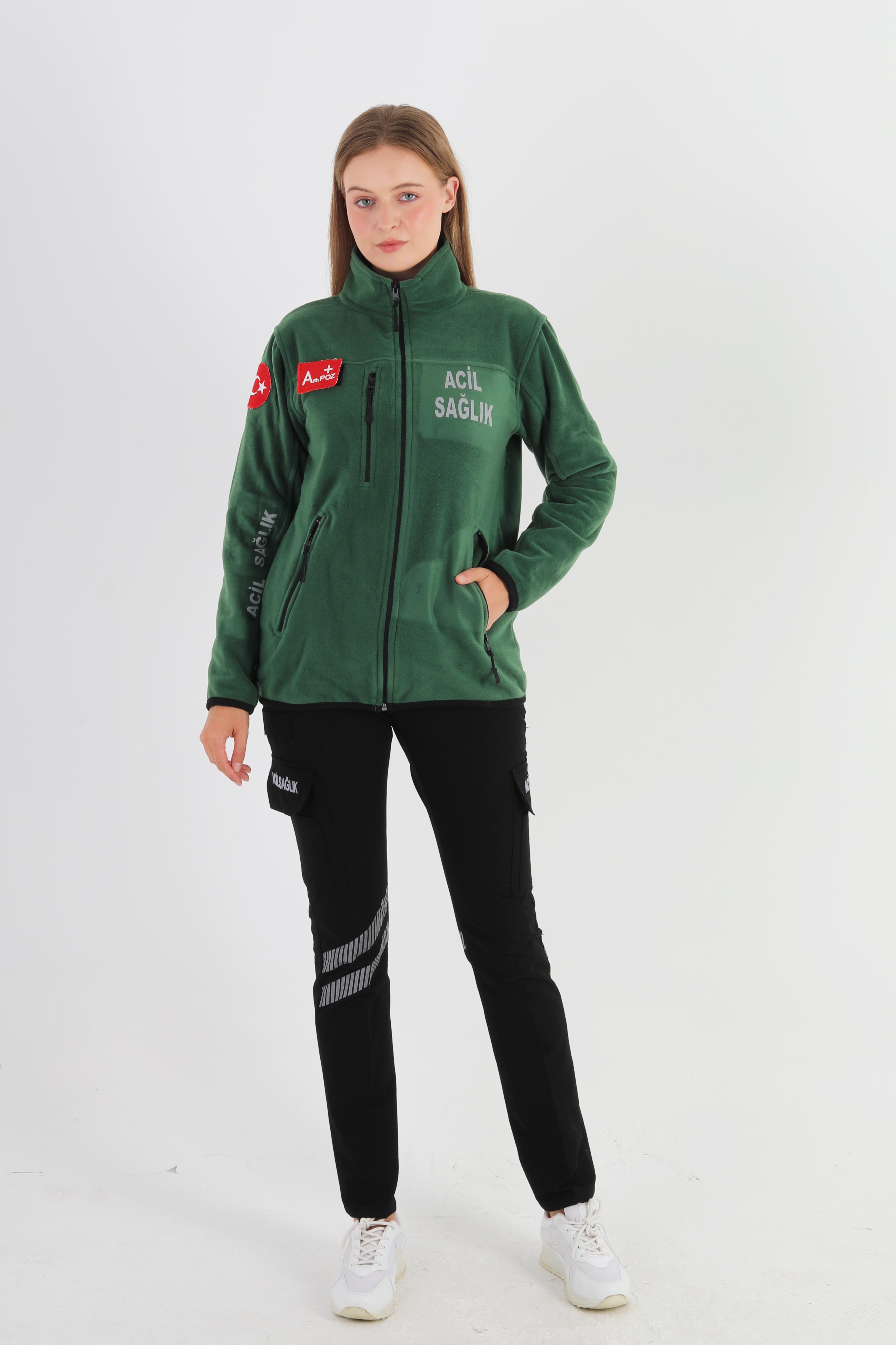 Yeni Acil Sağlık Avcı Yeşili Polar (Unisex)