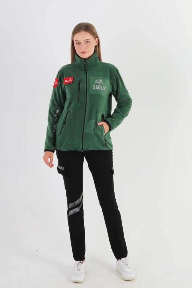 Yeni Acil Sağlık Avcı Yeşili Polar (Unisex)
