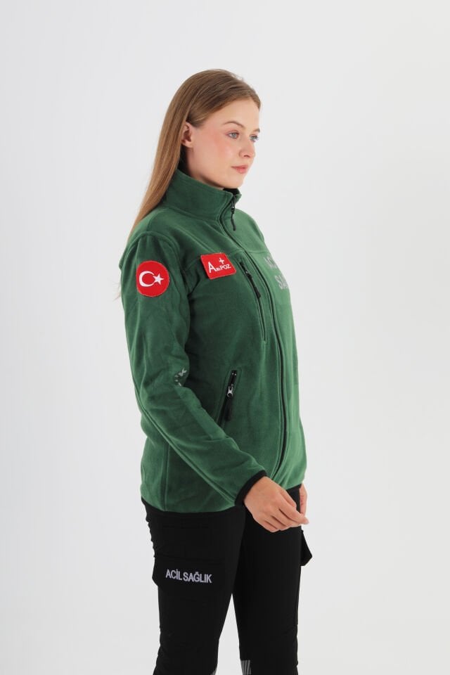 Yeni Acil Sağlık Avcı Yeşili Polar (Unisex)
