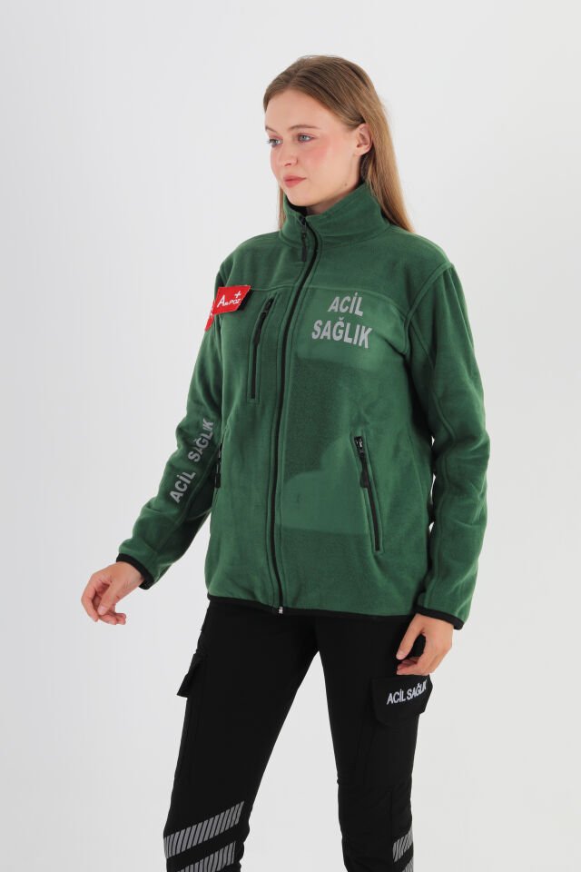 Yeni Acil Sağlık Avcı Yeşili Polar (Unisex)