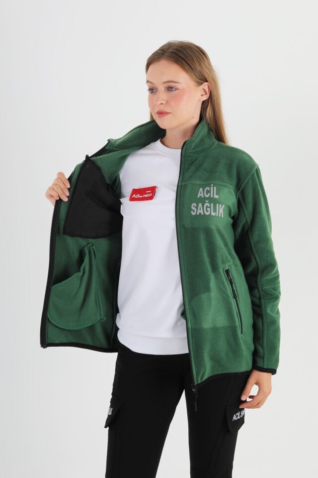 Yeni Acil Sağlık Avcı Yeşili Polar (Unisex)
