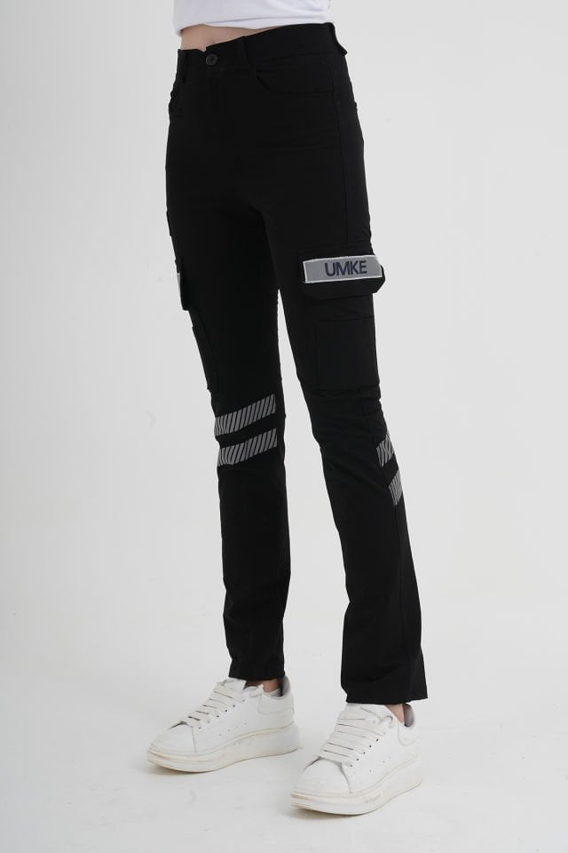 Yeni UMKE Siyah Likralı Pantolon (Unisex-Slimfit)