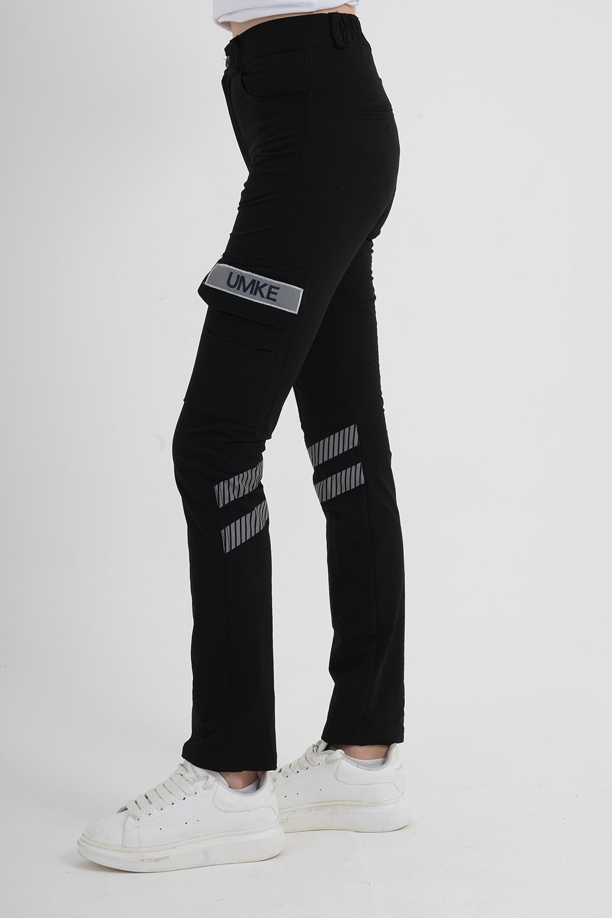 Yeni UMKE Siyah Likralı Pantolon (Unisex-Slimfit)