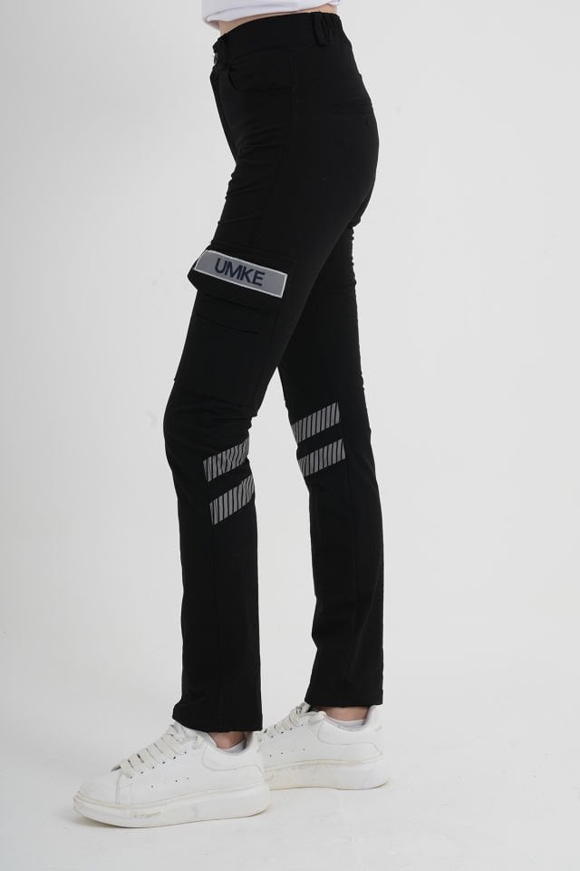 Yeni UMKE Siyah Likralı Pantolon (Unisex-Slimfit)