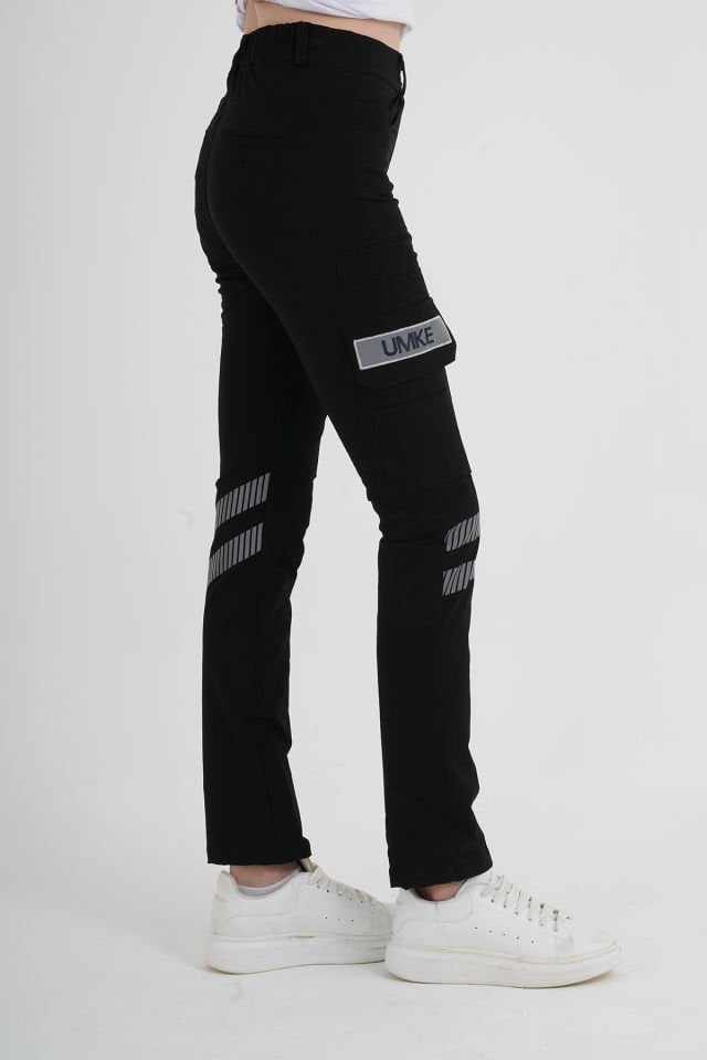 Yeni UMKE Siyah Likralı Pantolon (Unisex-Slimfit)