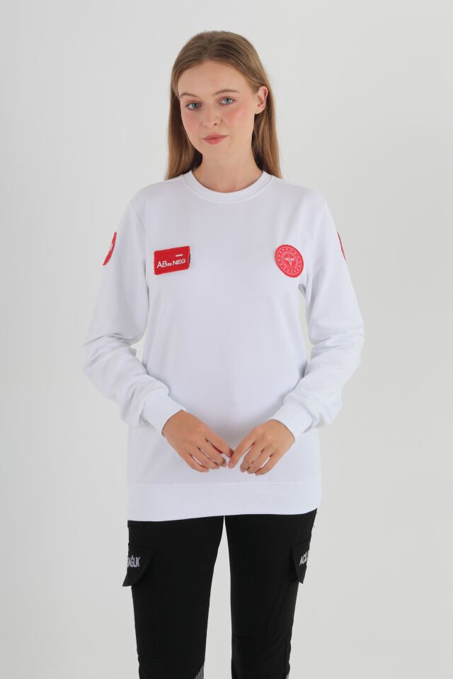 Yeni 112 Acil Sağlık Sıfır Yaka Mevsimlik Swit (Unisex)