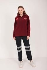 Yeni Bordo Fermuarlı 112 Acil Sağlık Swit (Unisex)