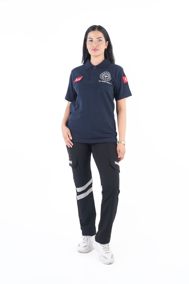 Sağlık Bakanlığı 112 Acil Lacivert Lacost T-shirt (Unisex)