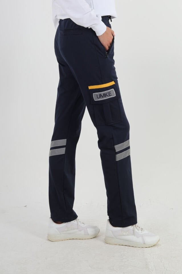 UMKE Lacivert Kışlık Likralı Eşofman Pantolon (Unisex)
