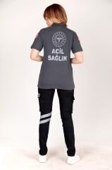 Yeni Füme 112 Acil Sağlık Lacoste T-shirt (Unisex)