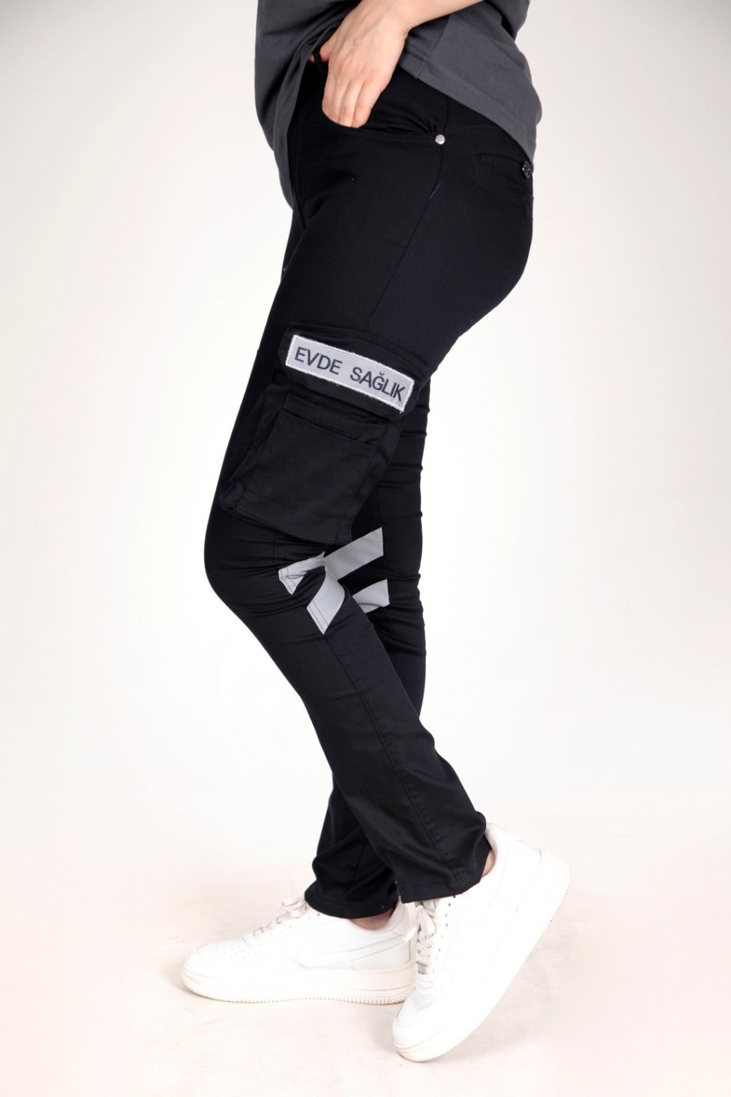Yeni Evde Sağlık Likralı Koton Pantolon (Unisex)