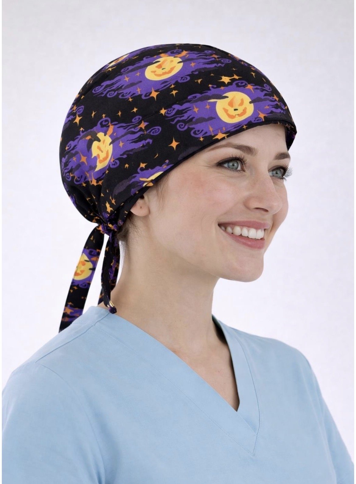 Mor Siyah Desenli Bone