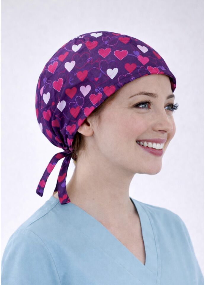 Renkli Kalp Desenli Bone