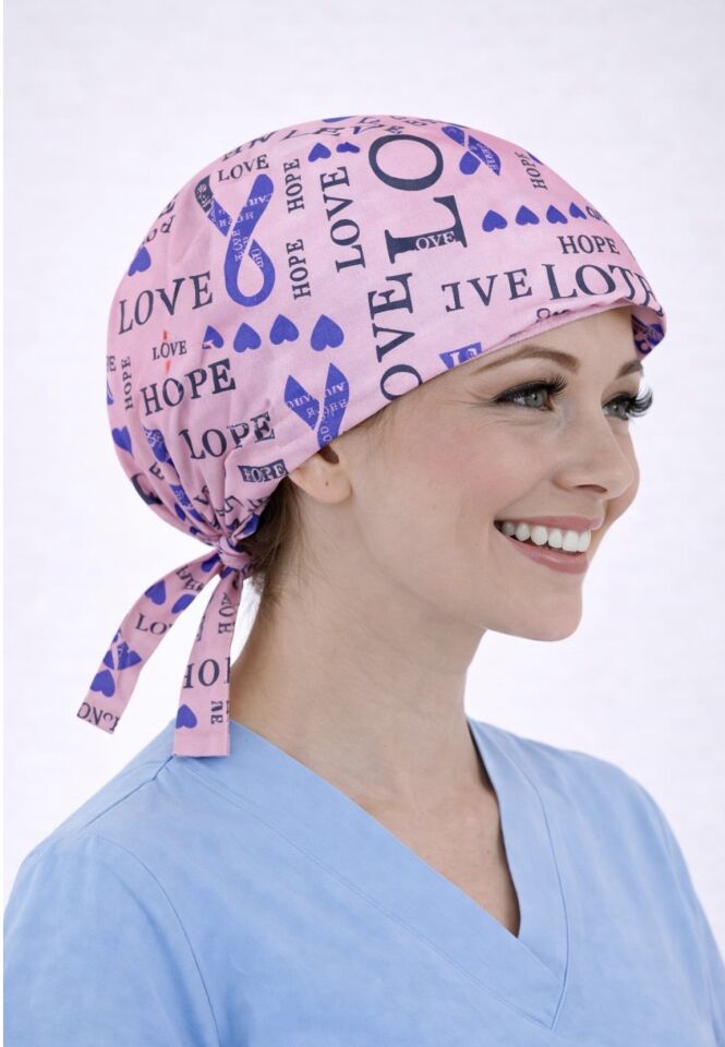 Pembe Love Desenli Bone