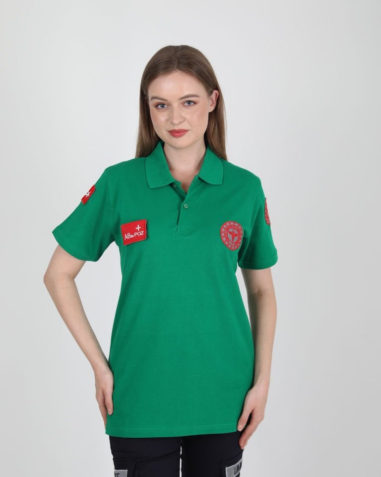 Yeni 112 Acil Sağlık Açık Yeşil Lacost T-shirt (Unisex)