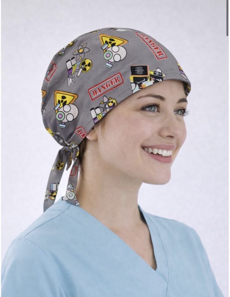 Gri Radyasyon Desenli Bone