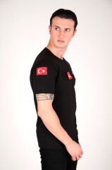 Yeni Paramedik Sıfır Yaka Siyah Penye T-shirt (Unisex)