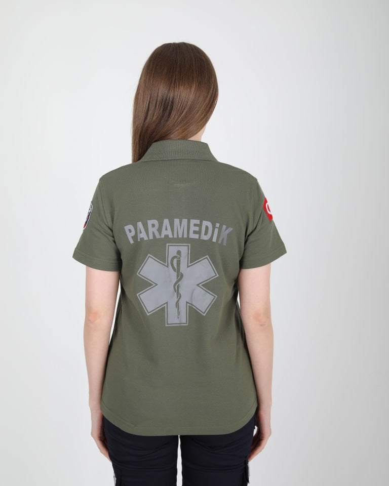Yeni Paramedik Haki Yeşili Lacost T-shirt (Unisex)