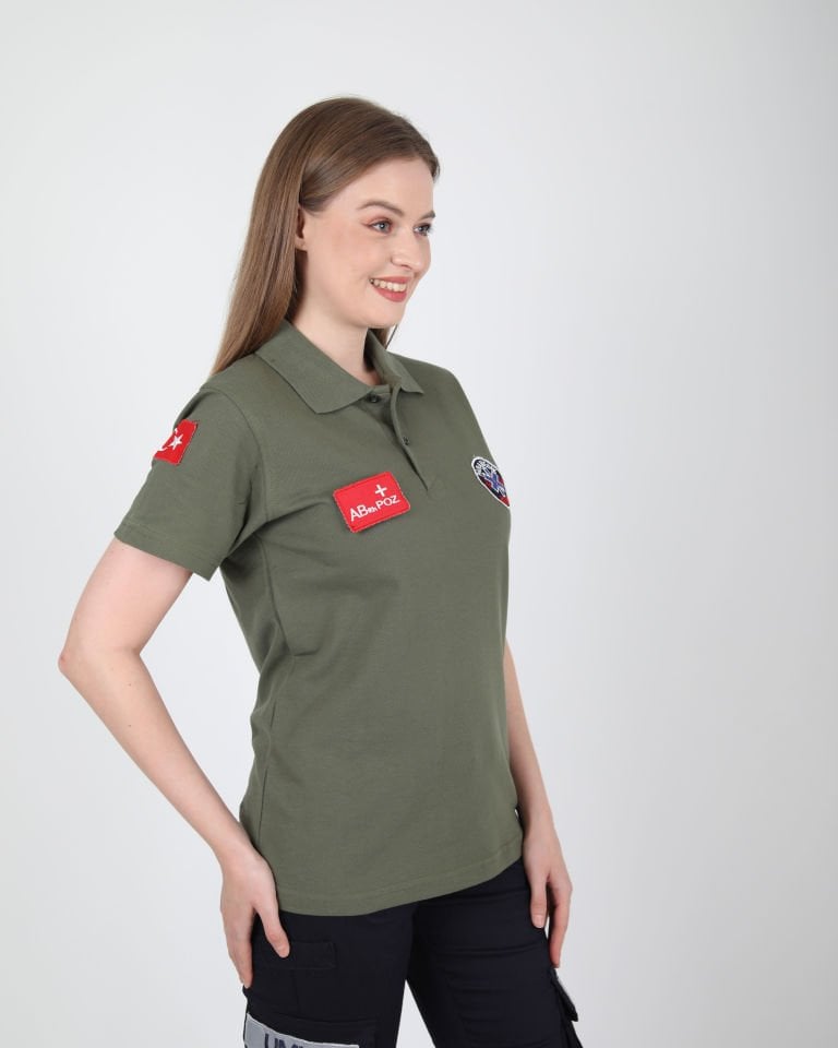 Yeni Paramedik Haki Yeşili Lacost T-shirt (Unisex)
